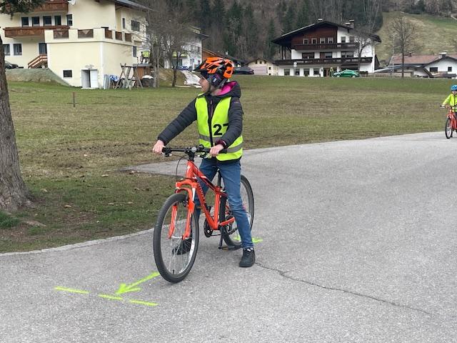Fahrradübung