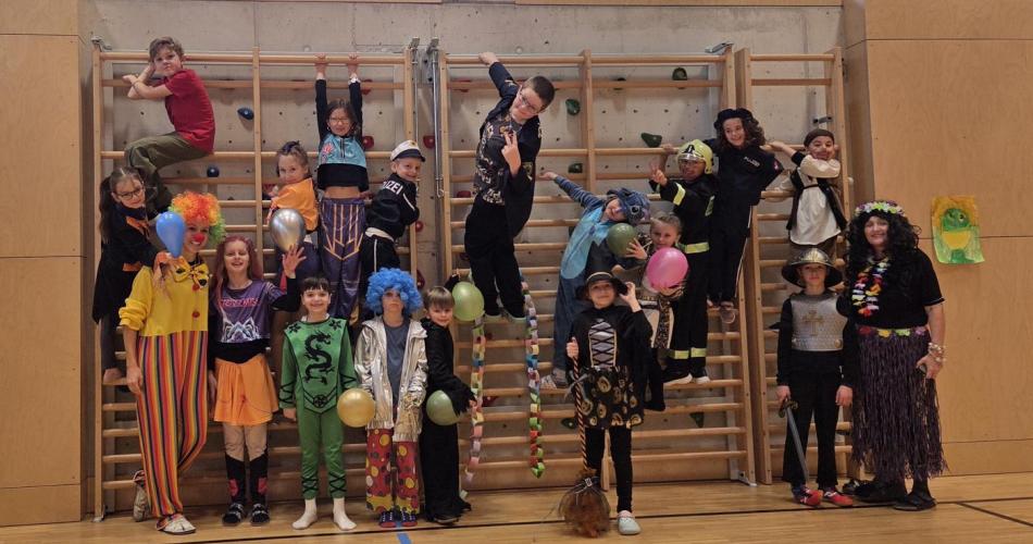 Gruppenfoto Schulfasching